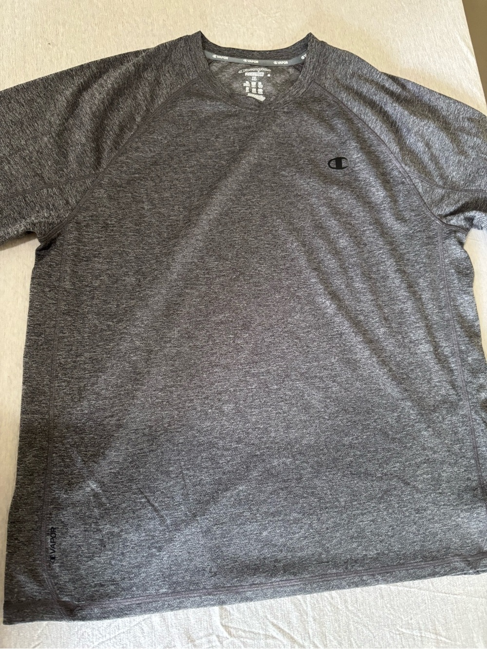Champion Men’s Dark Heather Gray Short Sleeve Performance Tee